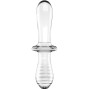 SATISFYER - DOPPEL KRISTALL DILDO TRANSPARENT