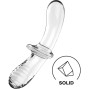 SATISFYER - DILDO DOPPIO CRISTALLO TRASPARENTE