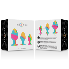 INTENSE - MULTICOLOR SILICONE PLUG SET