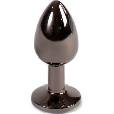 SECRETPLAY - GUNMETAL BUTT PLUG SMALL SIZE 7 CM