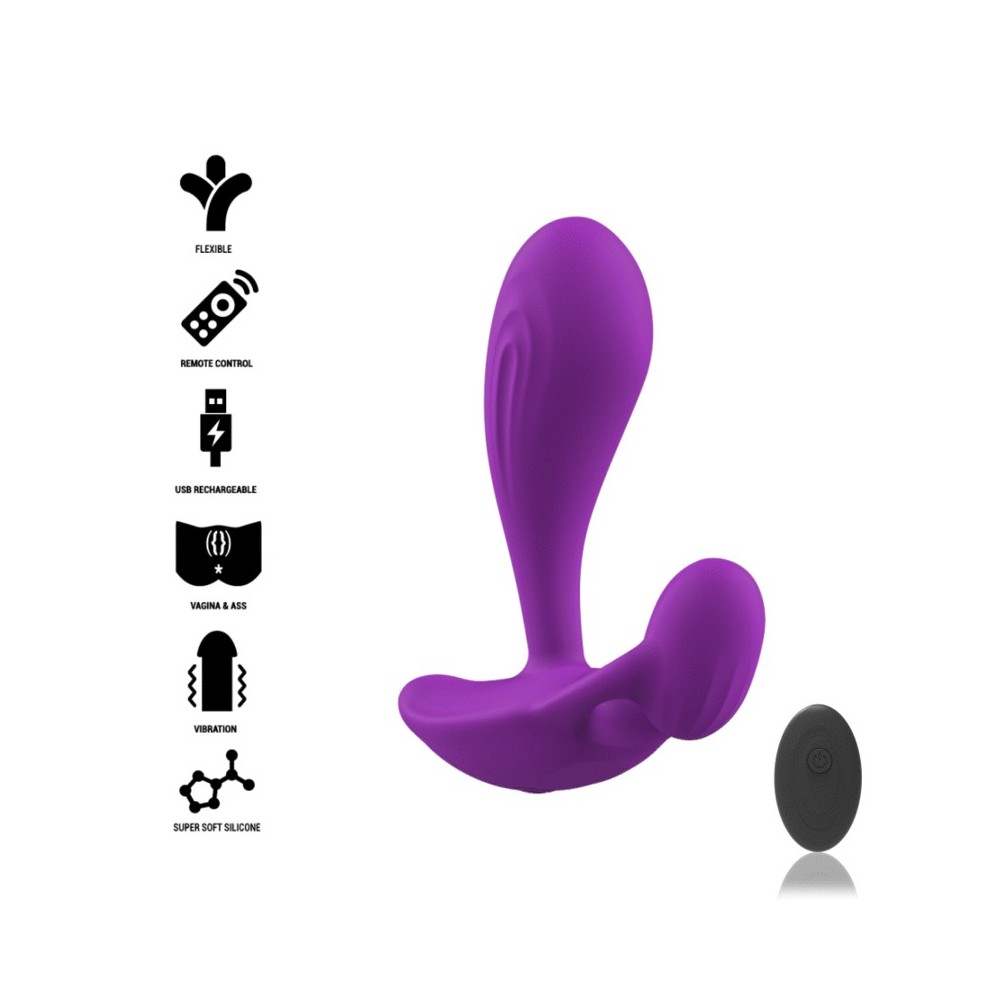 INTENSE - SHELLY PLUG ANAL CONTROLE REMOTO ROXO