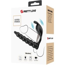 PRETTY LOVE - BLACKNEY ANÉIS PARA PÊNIS COM PLUG VIBRADOR