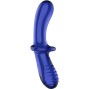 SATISFYER - DILDO DOPPIO CRISTALLO BLU
