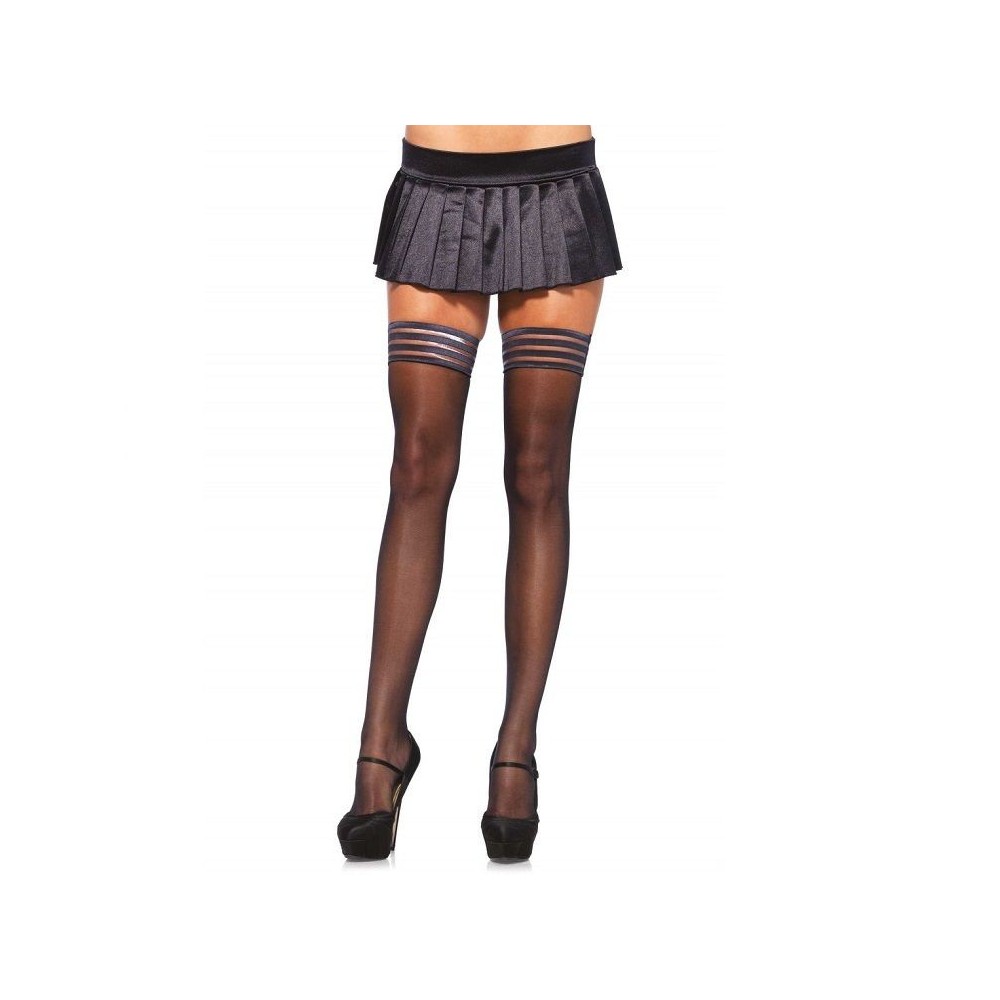 LEG AVENUE - TIGHTS MIT 4 SILIKONVERSTELLUNGEN