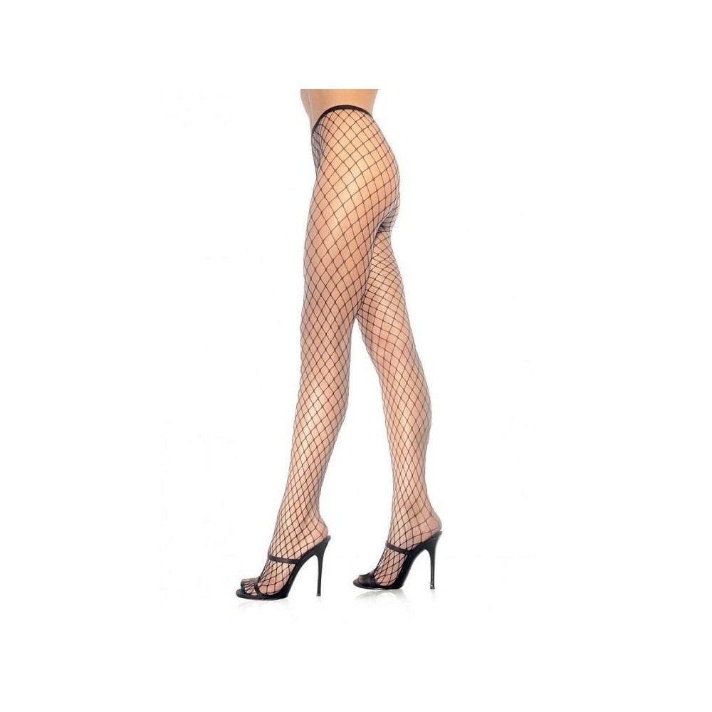 LEG AVENUE - SLIP A RETE CON DIAMANTI NERI