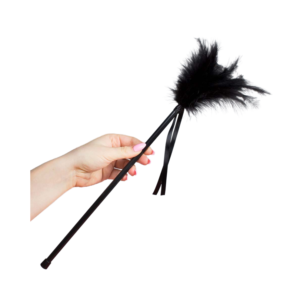 SECRETPLAY - BLACK FEATHERS 40 CM