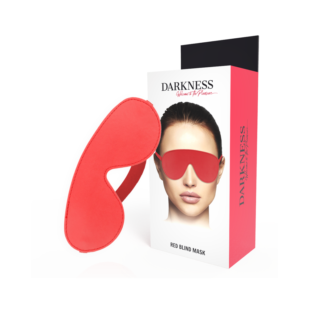 DARKNESS - EYEMASK ROSSO DI ALTA QUALIT