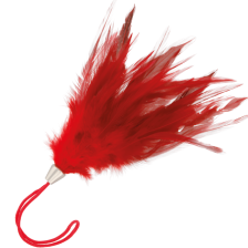 DARKNESS - RED FEATHER 17CM