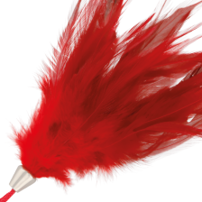 DARKNESS - RED FEATHER 17CM