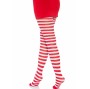 LEG AVENUE - CALAS LISTRADAS BRANCA/VERMELHA