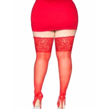 LEG AVENUE - STAY UPS SHEER THIGH UP PLUS SIZE