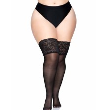 LEG AVENUE - STAY UPS SHEER CUISSES HAUTE TAILLE PLUS