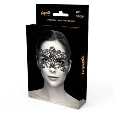 COQUETTE CHIC DESIRE - MASQUE LARGE EN DENTELLE NOIRE