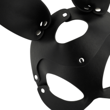 COQUETTE CHIC DESIRE - VEGAN LEATHER MASK WITH BUNNY EARS