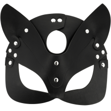 COQUETTE CHIC DESIRE - MASCHERA VEGANA IN PELLE CON ORECCHIE DI GATTO