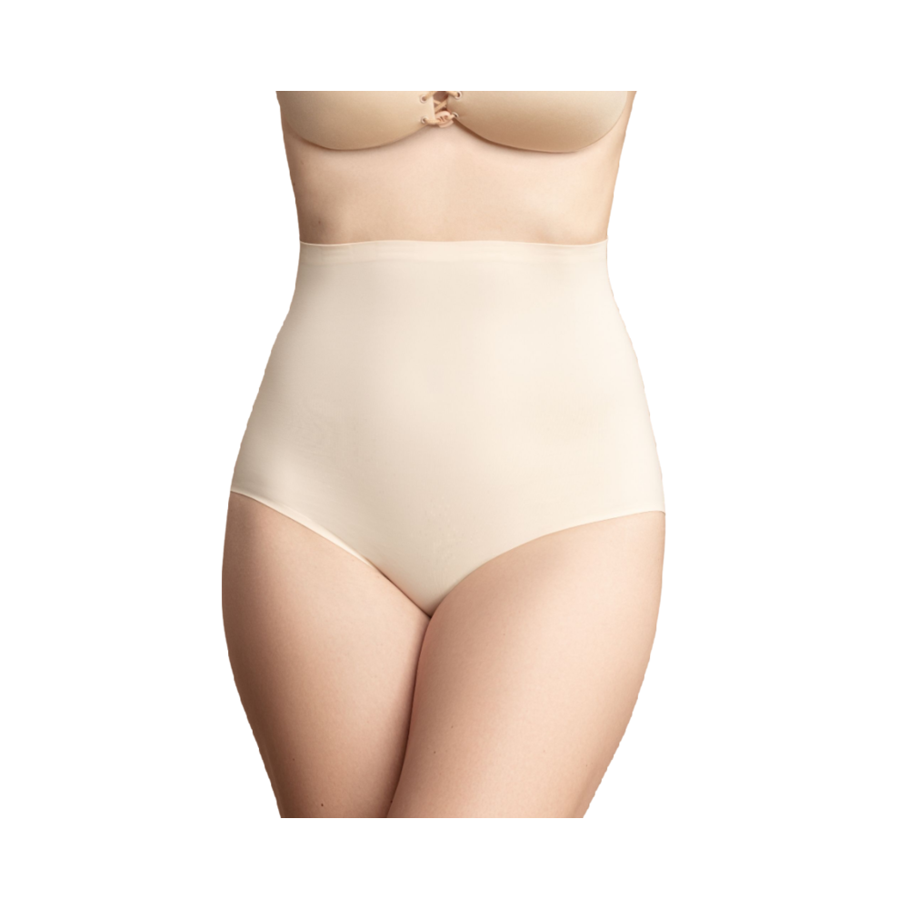 BYE-BRA - CULOTTE HAUTE AVEC REMBOURRAGE DES FESSES TAILLE S