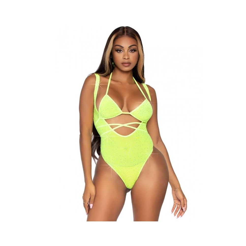 LEG AVENUE - BIKINI TOP AND BODYSUIT ONE SIZE