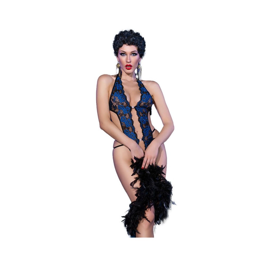 CHILIROSE - CR 4479 BODY A CAVALLO BLU S/M
