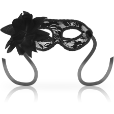 OHMAMA - MASKS LACE EYEMASK AND FLOWER BLACK