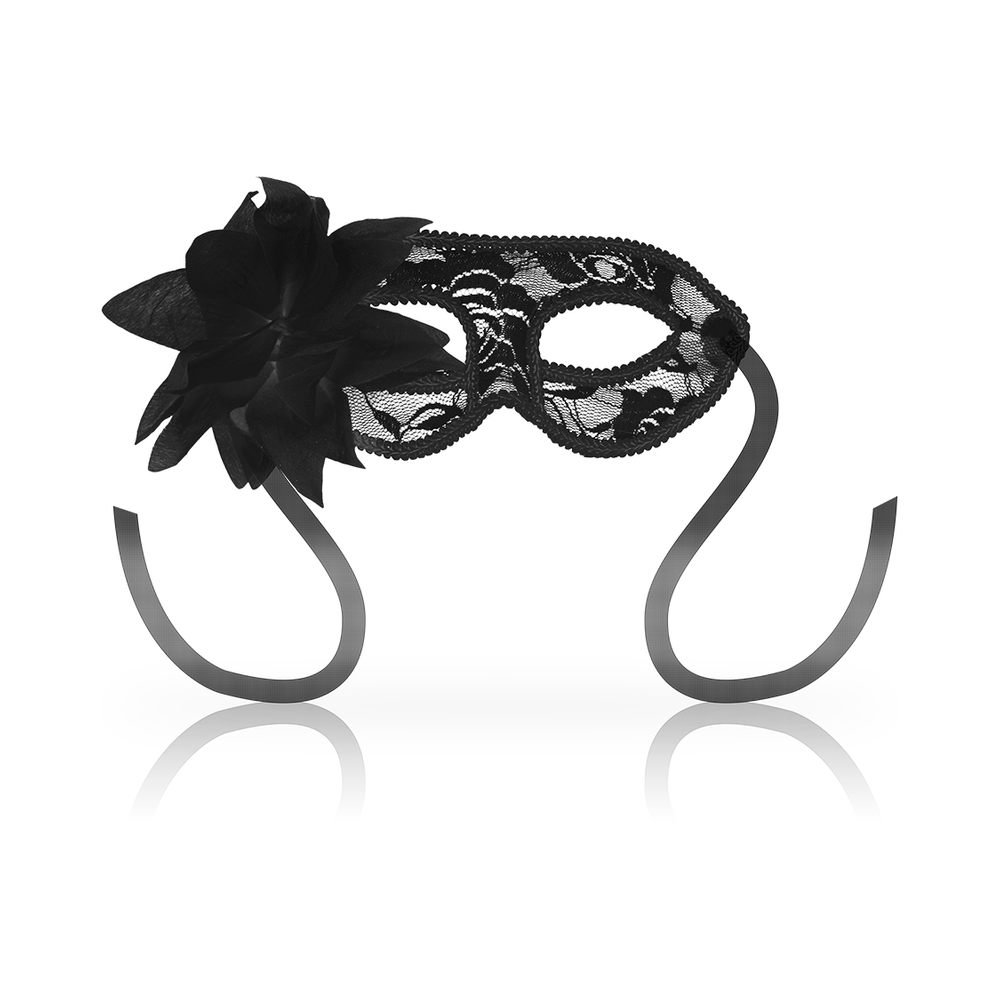 OHMAMA - MASKS LACE EYEMASK AND FLOWER BLACK