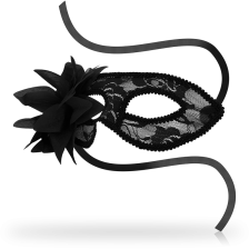 OHMAMA - MASKS LACE EYEMASK AND FLOWER BLACK