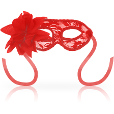 OHMAMA - MASKS LACE EYEMASK AND FLOWER RED