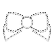 BIJOUX - MIMI BOW SILVER NIPPLE COVERS