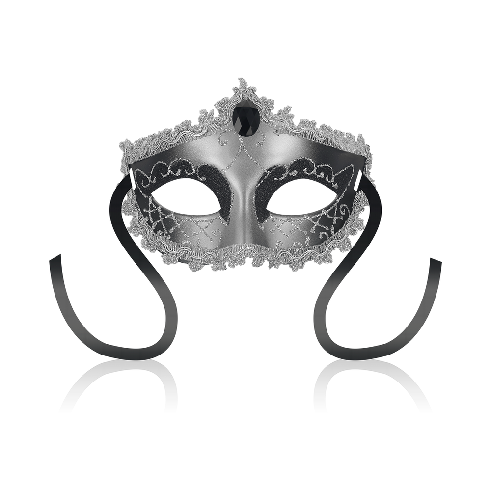 OHMAMA - MASCHERE NERE DIAMOND EYEMASK GRIGIO