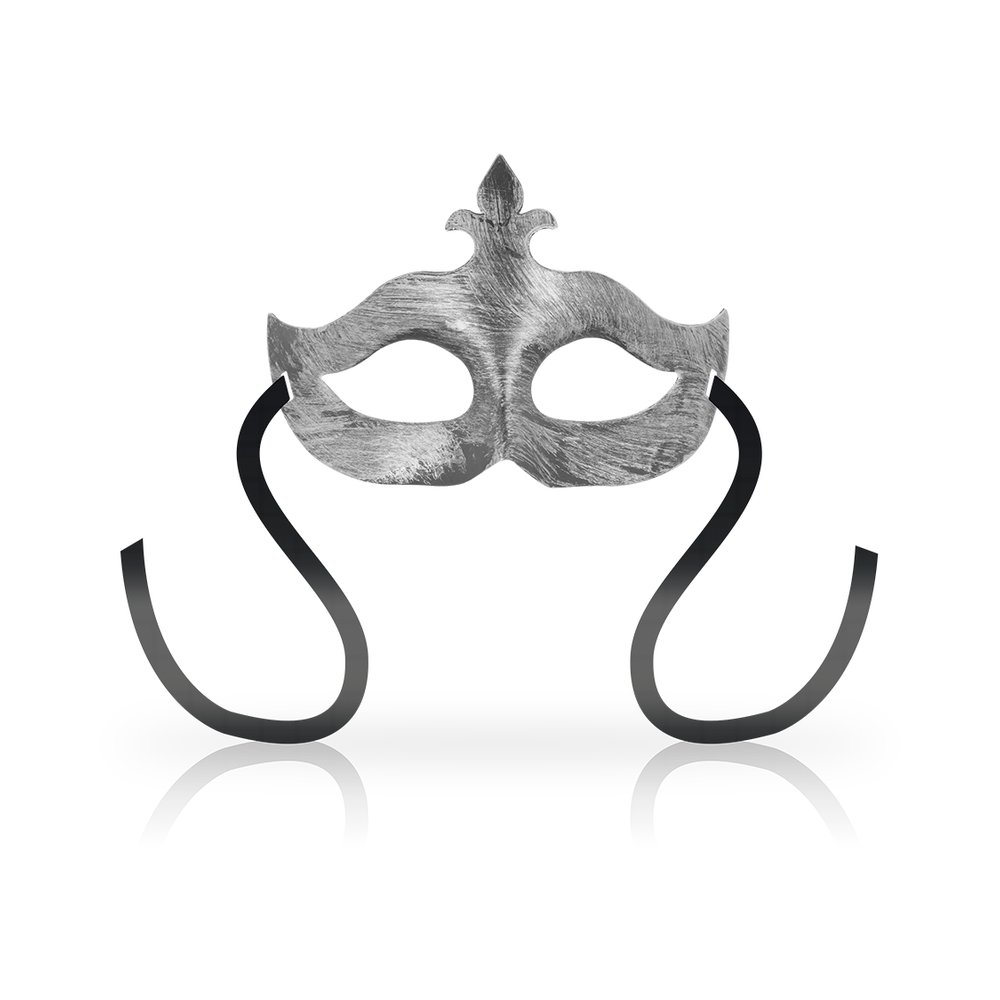 OHMAMA - MASQUES MASQUE POUR LES YEUX FLEUR DE LIS ARGENT