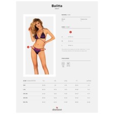 OBSESSIVE - BALITTA LILA BIKINI M