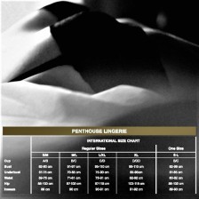 PENTHOUSE - CLASSIFIED TANGA SCHWARZ L/XL