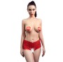 CHILIROSE - CR 4641 HÖSCHEN MIT OHNE OBERTEIL ROT L/XL