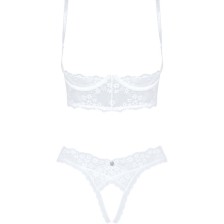 OBSESSIVE - HEAVENLLY-Set, 2-teilig, Körbchenlos, XL/XXL