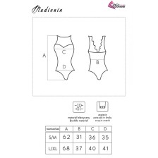 LIVCO CORSETTI FASHION - BODY MUDIENIN LC 90654 NOIR L/XL