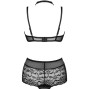 LIVCO CORSETTI FASHION - LINERA PER LA COLLEZIONE SENSES REGGISENO + SLIP NERO