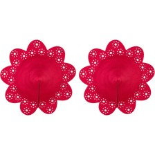 OBSESSIVE - A770 NIPPLE COVERS RED O/S