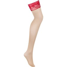 OBSESSIVE - CALZE LACELOVE ROSSE XS/S