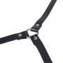 SUBBLIME - LEATHER BODY HARNESS BLACK ONE SIZE