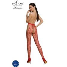 PASSION - COLLEZIONE ECO BODYSTOCKING ECO S007 ROSSO