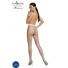 PASSION - COLLEZIONE ECO BODYSTOCKING ECO S007 BIANCO