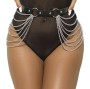 SUBBLIME - LEATHER CHAINBELT BLACK ONE SIZE
