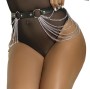 SUBBLIME - LEATHER CHAINBELT BLACK ONE SIZE