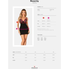 OBSESSIVE - CHEMISE ROSENTY E TANGA M/L