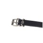 SUBBLIME - ANELLO IN PELLE CATENA ??CINTURA NERA TAGLIA UNICA