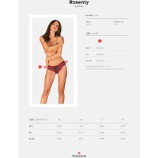 OBSESSIVE - CULOTTE ROSENTY XS/S