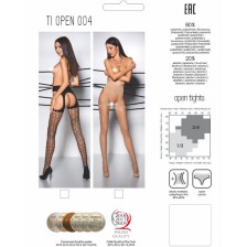 PASSION - TIOPEN 004 BLACK TIGHTS 1/2 40 DEN