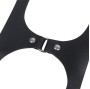 SUBBLIME - FULL BODY HARNESS WITH LEATHER BUCKLES BLACK ONE SIZE