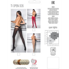 PASSION - COLLANT TIOPEN 005 ROSSO 1/2 60 DEN