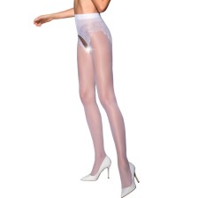 PASSION - TIOPEN 006 WHITE TIGHTS 3/4 30 DEN