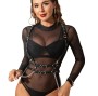 SUBBLIME - HARNESS WITH STRAPS AND CHAINDETAILS ONE SIZE